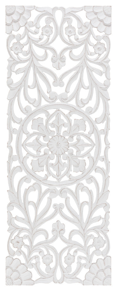 Malito Wall Medallion, White