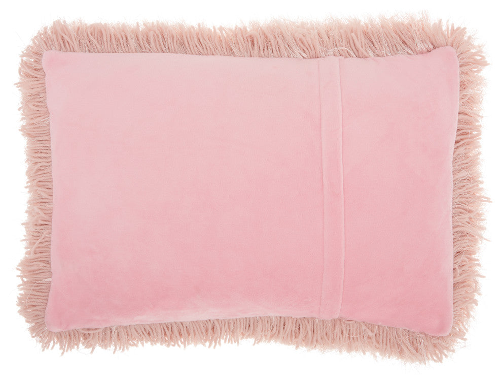 Nourison TL004 Throw Pillow, Rose, 14" x 20"