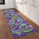 Indoor/Outdoor Seabreeze SZ14 Violet Machine Washable 2'3" x 7'6" Runner Rug