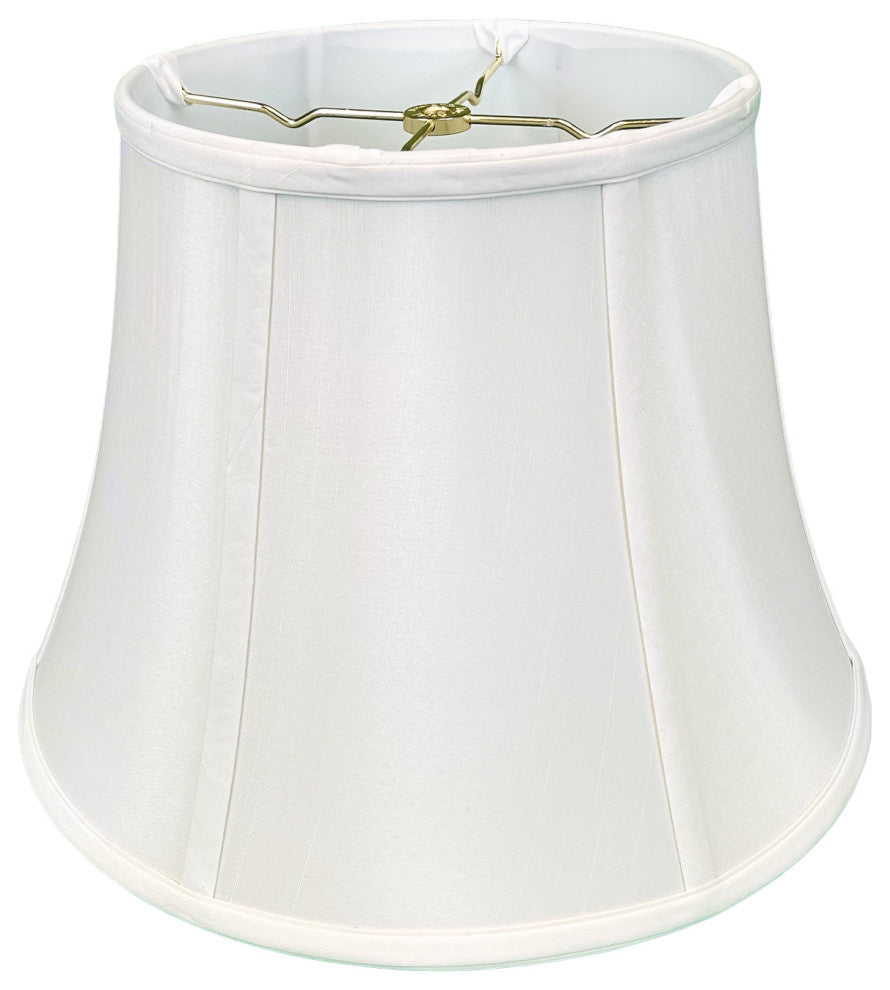 Royal Designs Modified Bell Lamp Shade, White, 9x14x10.5, Single