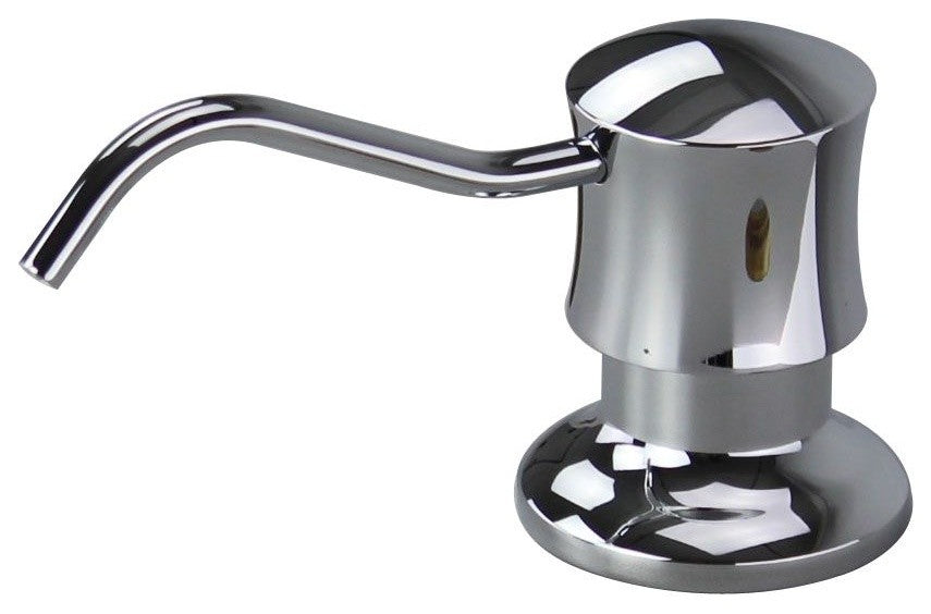 Transolid Soap Lotion Dispenser With Bottle, Polished Chrome