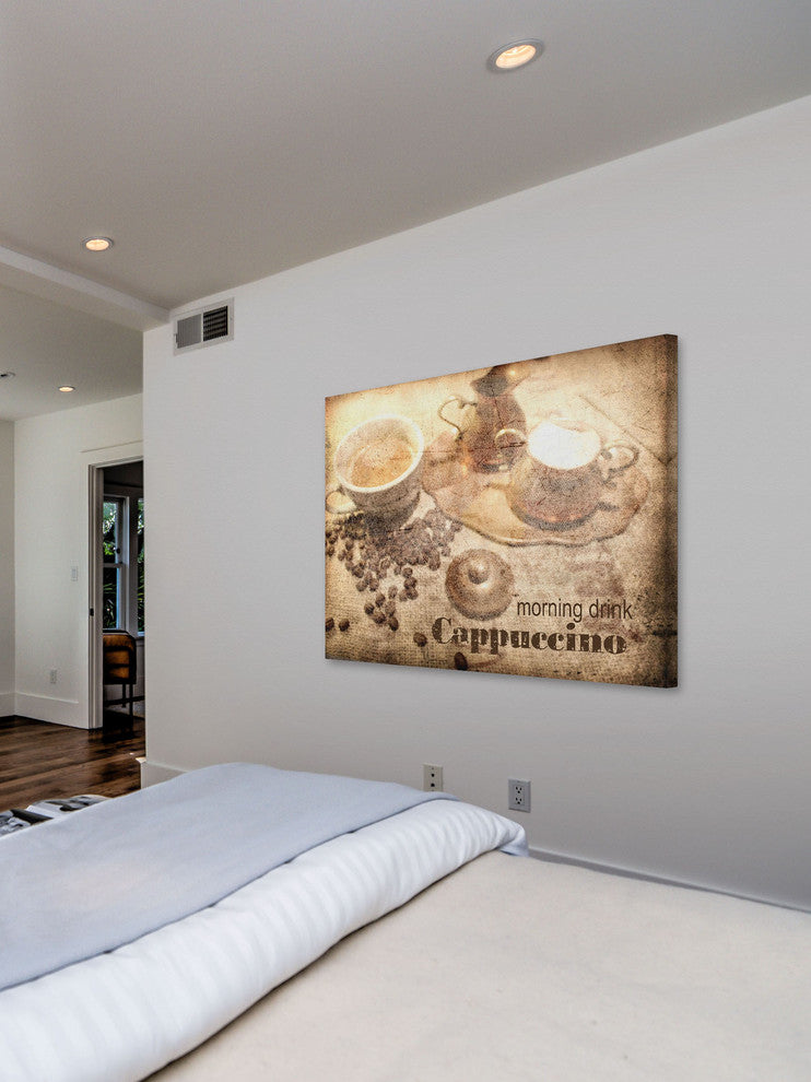 "Cappuccino" Painting Print on Canvas by Irena Orlov