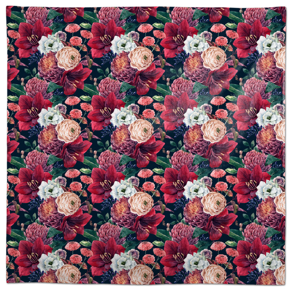 Jewel Bouquets 58x58 Tablecloth