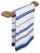 14" Traditional Solid Teak Towel Bar