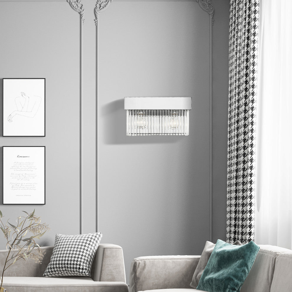 Livex Lighting Norwich 2 Light Polished Chrome ADA Sconce
