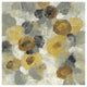 "Neutral Floral Beige III Yellow Flowers" Print by Silvia Vassileva, 20"x20"