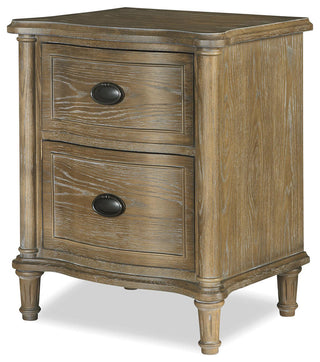 Devon French Oak 2 Drawer Nightstand