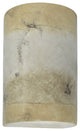 Ambiance, Small ADA Cylinder, Open Top & Bottom Wall Sconce, Greco Travertine
