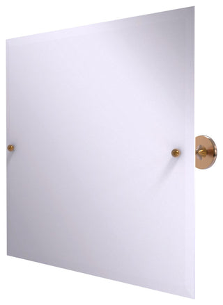 Shadwell Frameless Landscape Rectangular Tilt Mirror With Beveled Edge