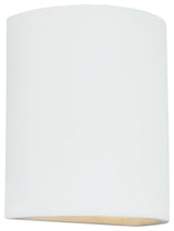 Sea Gull Lighting 1-Light Outdoor Lantern, Unfinished Ceramic