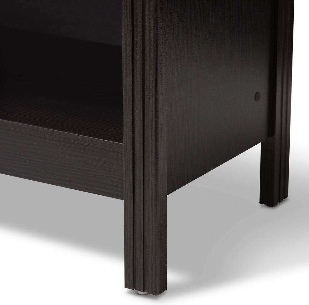 Callie Moderm, Contemporary Wenge Brown TV Stand