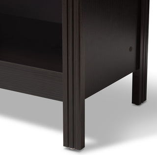 Callie Moderm, Contemporary Wenge Brown TV Stand
