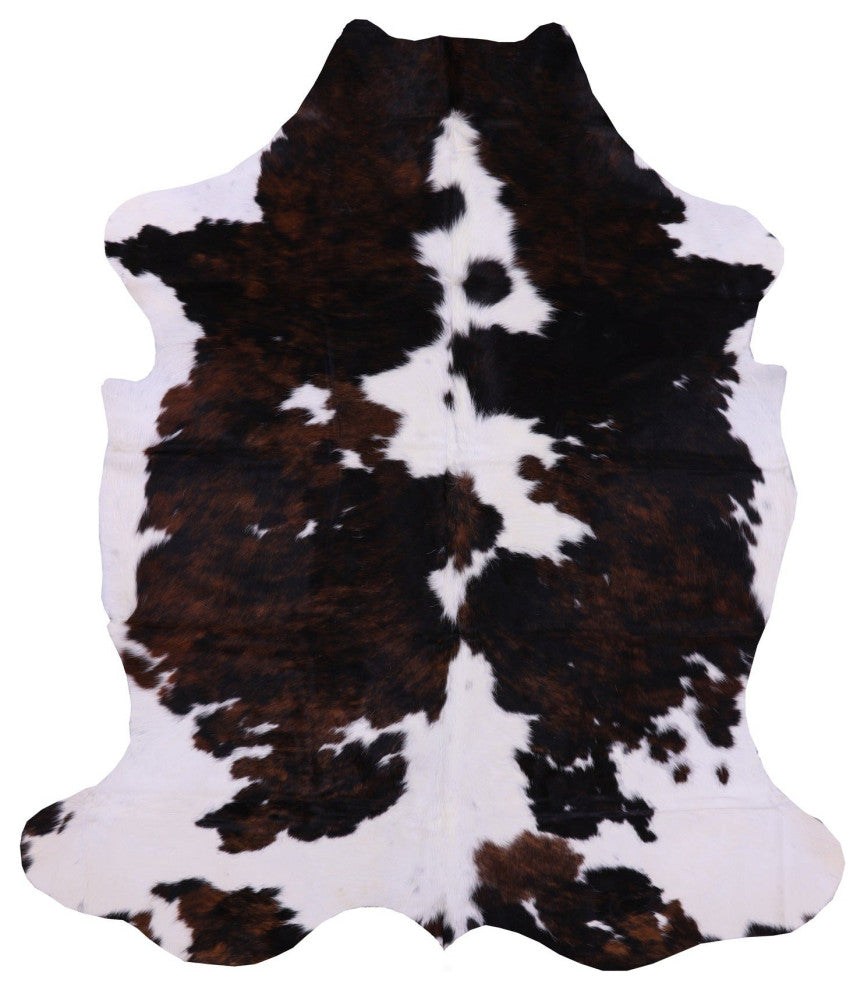 7' 4" X 6' 4" Organic Natural Hair-On Cowhide Area Rug C1667