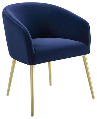 TOV Furniture Arya Performance Velvet Navy Dining Chair