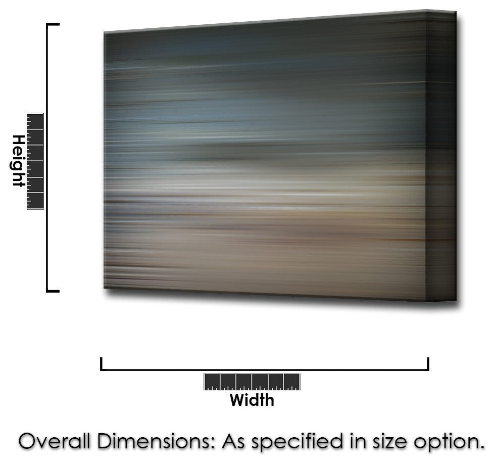 Ready2HangArt 'Blur Stripes XXII' Canvas Wall Art, 12 in. Highx16 in. Wide