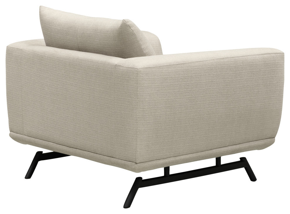 Betty Fabric Chair, Cream