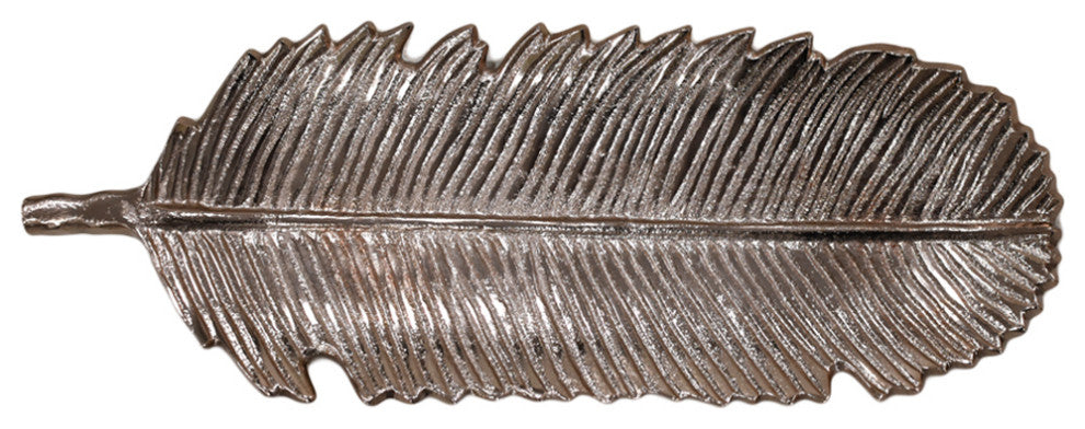 Handmade Decorative Aluminium Tray, Bronze Color Coated