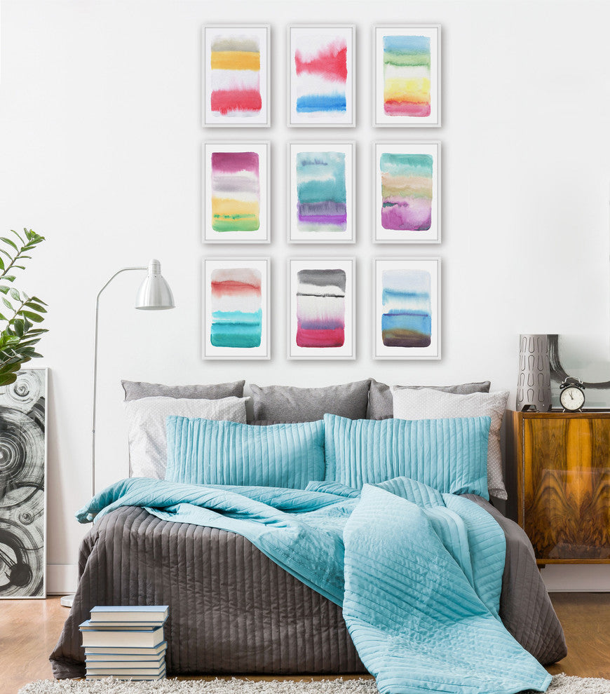 Blended Colors Polyptych, 48x72