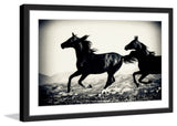 "Galloping Friends" Framed Painting Print, 30x20