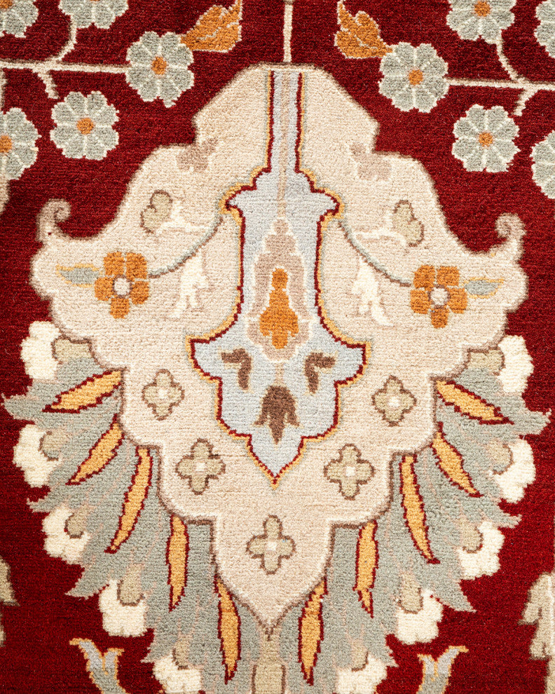 Mogul, One-of-a-Kind Hand-Knotted Area Rug Red, 9' 3" x 12' 5"