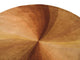 Hand-Tufted Wool Brown Contemporary Abstract Swirl Rug, 6' Round