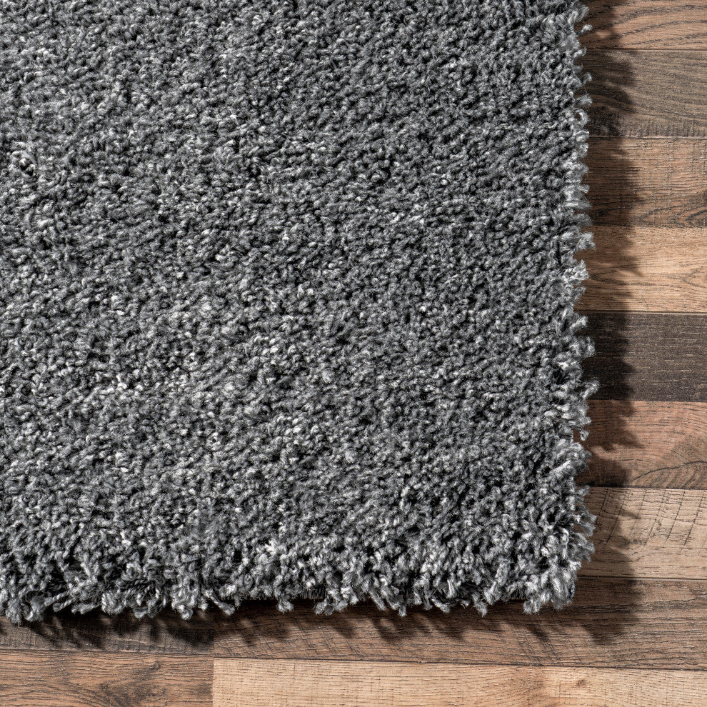 Nuloom Alexa My Soft and Plush Shag Rug, Grey 8'x10'