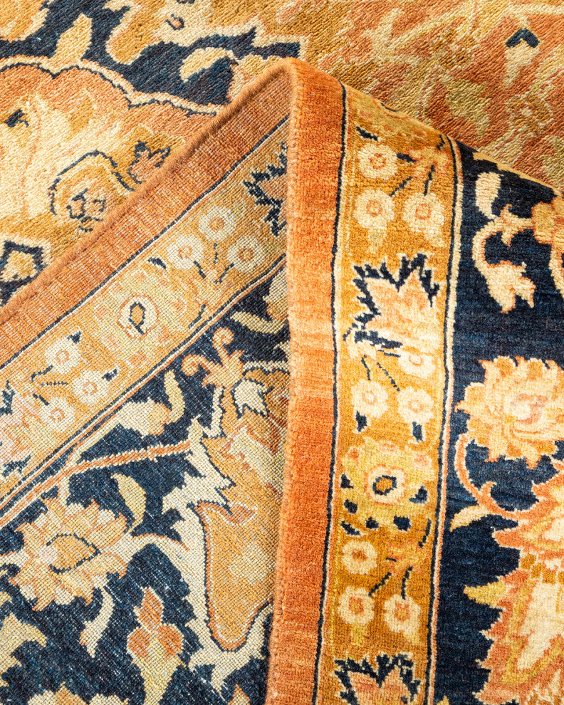 Mogul, One-of-a-Kind Hand-Knotted Area Rug Orange, 8' 1" x 10' 3"