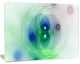Merge Colored Spheres., Abstract Canvas Art Print, 60x40