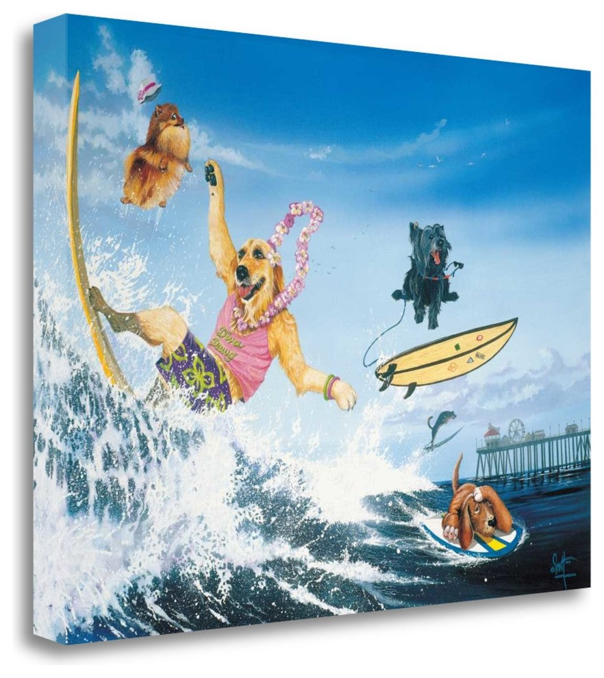 "Diva Dawgs" By Scott Westmoreland, Giclee Print on Gallery Wrap Canvas