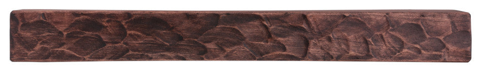 Rough Hewn Fireplace Shelf Mantel, Mahogany, 48"