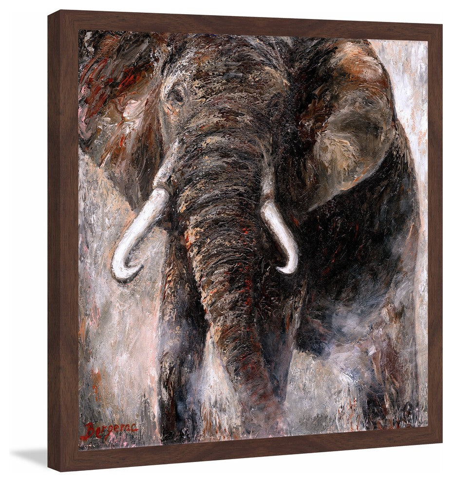 Marmont Hill, "Brave" by Bergerac Framed Painting Print, 32x32