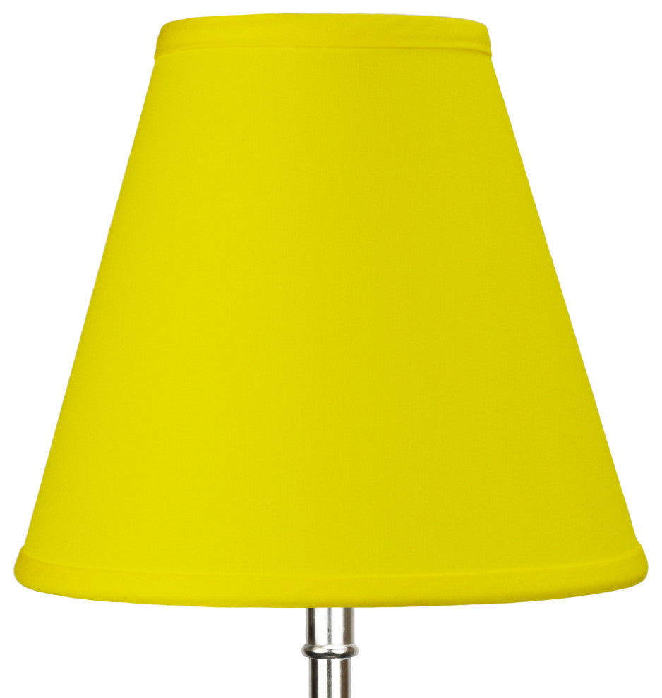 Fenchel Shades 5"x10"x9" Spider Attachment Empire Lamp Shade, Linen Citrus