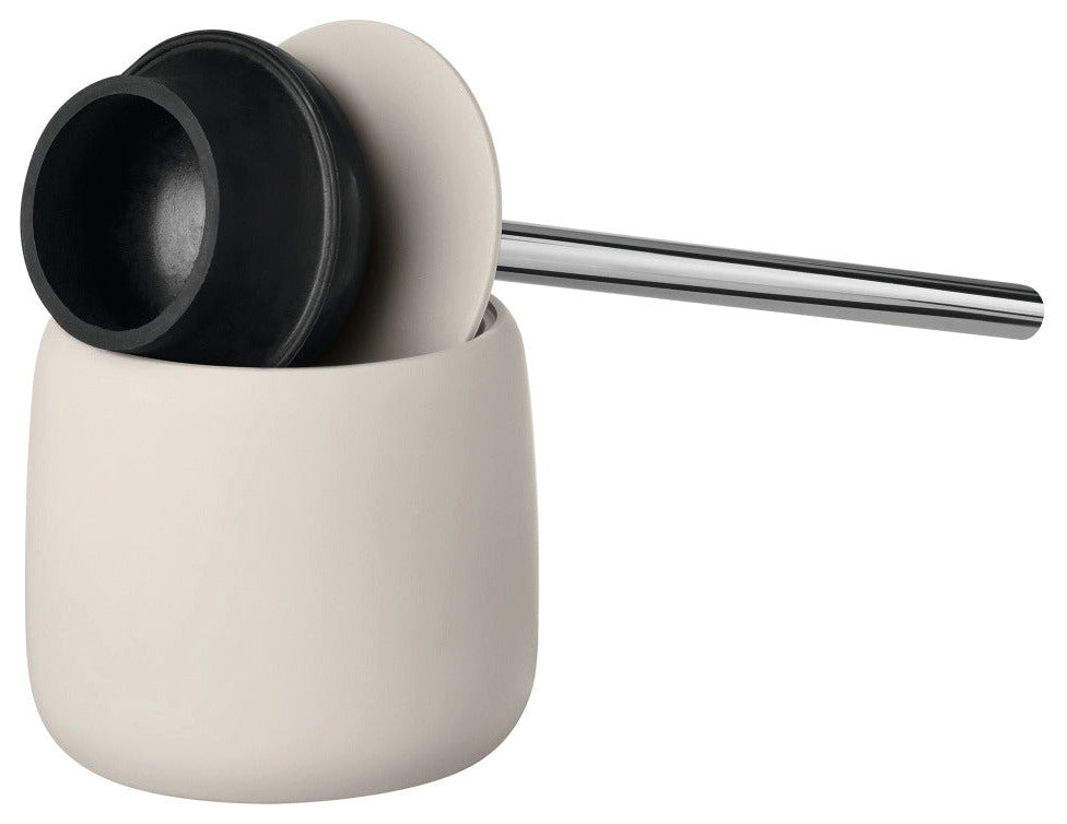 SONO Plunger With Decorative Holder, Moonbeam