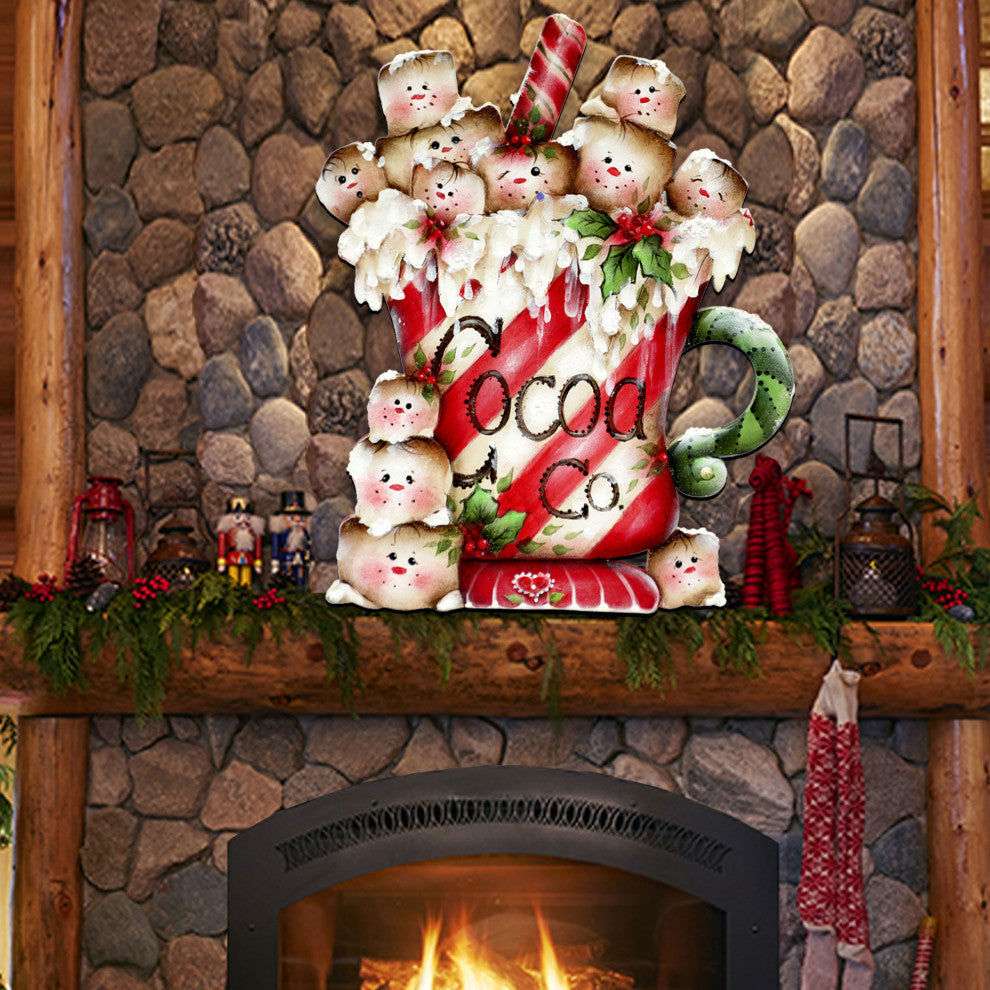 Cocoa Co Wooden Over the Door decoration