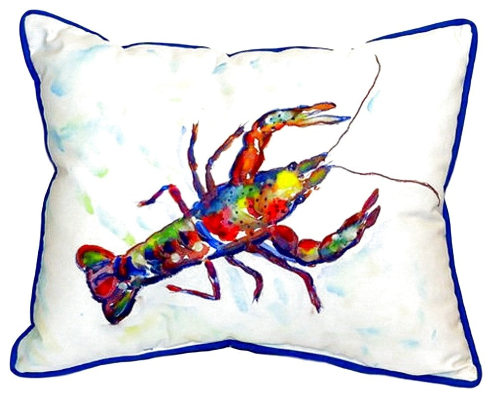 Crayfish Small Indoor/Outdoor Pillow 11x14 - Set of Two
