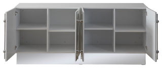 Callista Sideboard, White and Silver