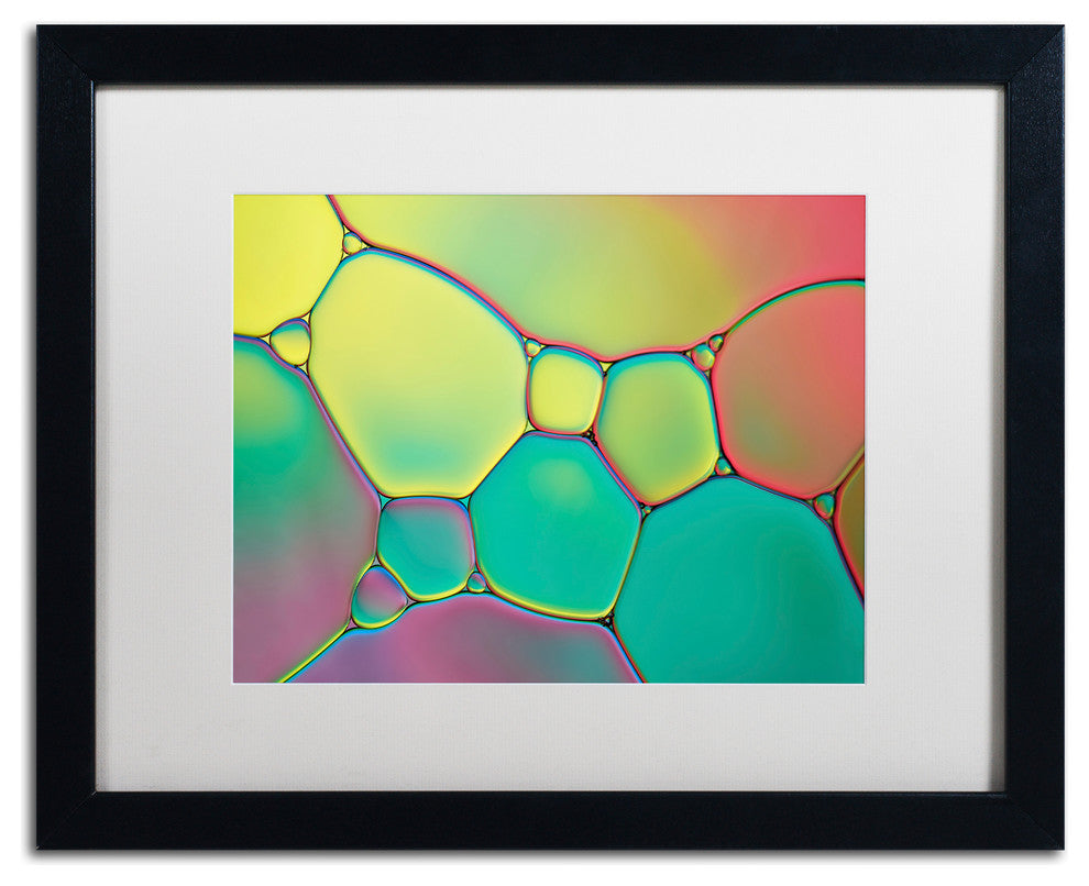 Cora Niele ''Stained Glass I'' Matted Framed Art