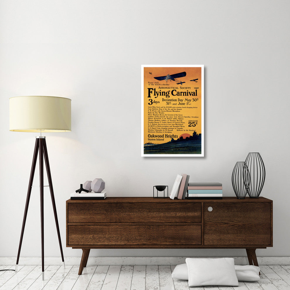 "Aeronautical Society Flying Carnival" Digital Paper Print by Unknown, 26"x38"