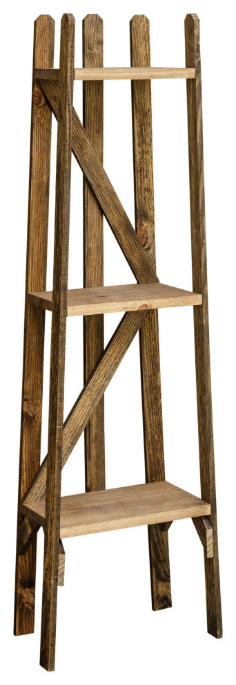 Tulip Reclaimed Finish 3 Tiered Shelf