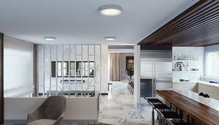 Diamonds Flushmount, LED 23W, 2500 LM, 120V, Polished Chrome