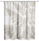 Beige Fern Collage 71x74 Shower Curtain