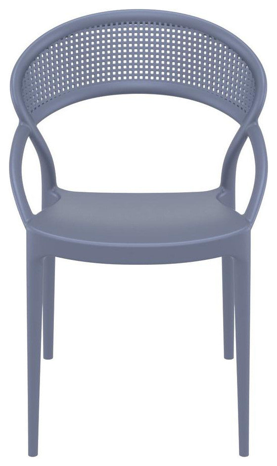 Sunset Dining Chair Dark Gray, Set of 2