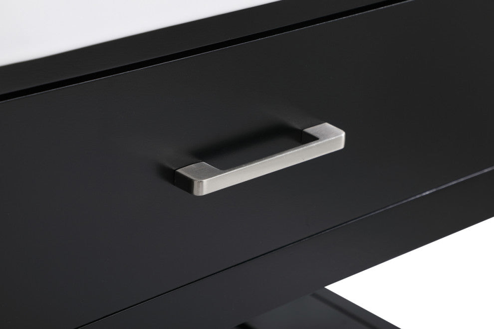 Home Living 22" Farmhouse Black-Light Bathroom Vanity