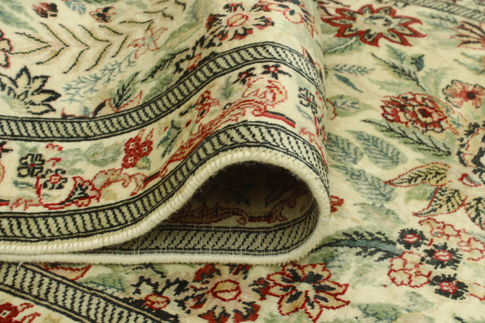 Pak-Persian Elianne Ivory /Light Green Runner, 2'8x9'11