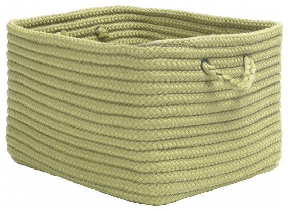 Colonial Mills Basket Modern Farmhouse Home Pistachio Rectangle
