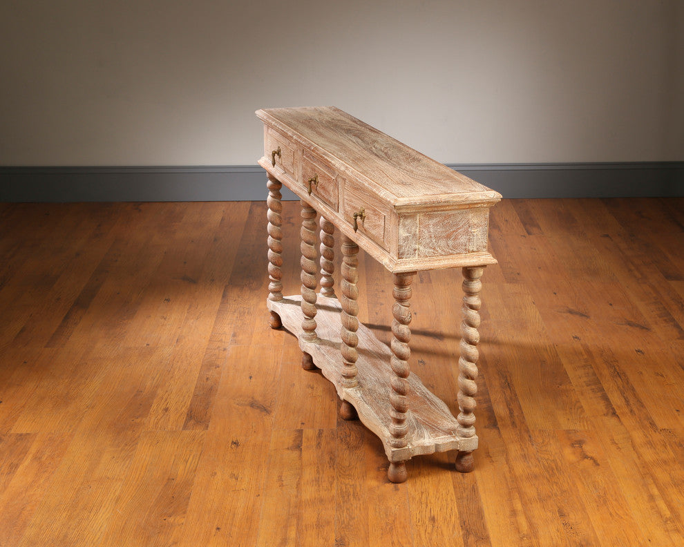 3 Drawer Console Table
