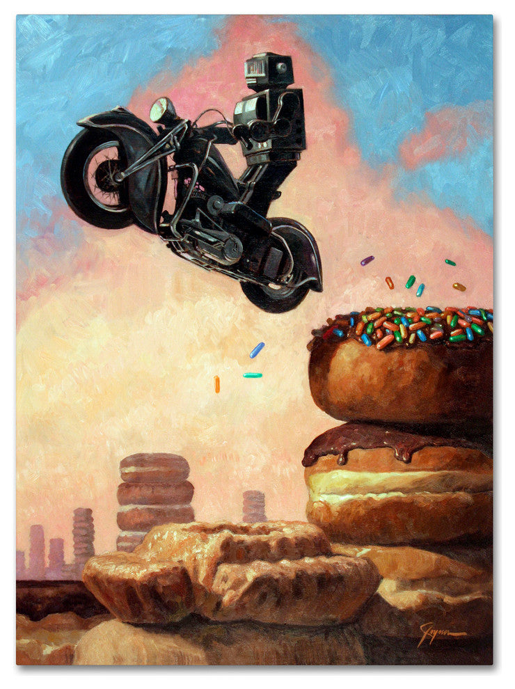 'Dark Rider Again' Canvas Art by Eric Joyner