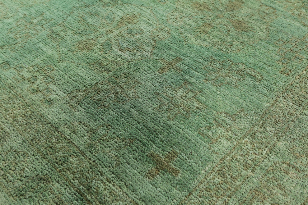Full Pile Overdyed Hand Knotted Wool Rug 8' 10" X 11' 5" - HR9659