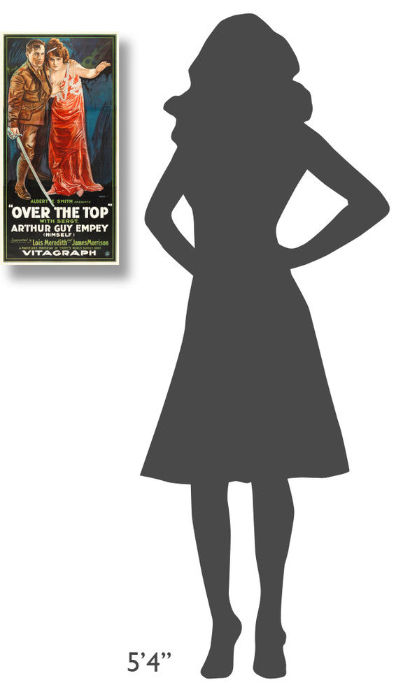 "Over The Top" Stretched Canvas Giclee by Hollywood Photo Archive, 12x24"