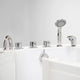 Ella Monaco 32"x52" Acrylic Walk-In-Bathtub, Outswing Door, 2 Piece Faucet
